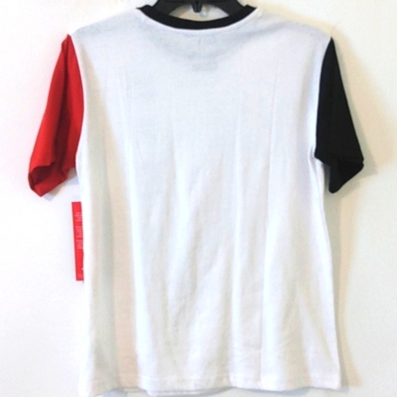 FILA COLOR-BLOCK RED WHITE BLACK GRAPHIC TEE SHIRT BOYS SIZE 14-16 NWT - Picture 3 of 5